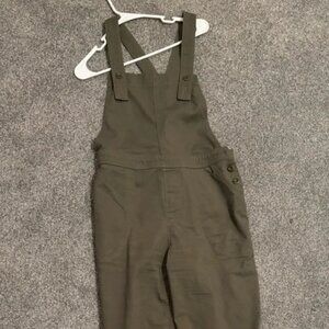 Patagonia Women’s Stand Up Crop Overalls Green Size 6
